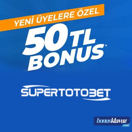 Supertotobet – 50 TL Deneme Bonusu