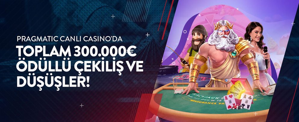 Pragmatic Canlı Casino’da toplam 300.000€ ödül